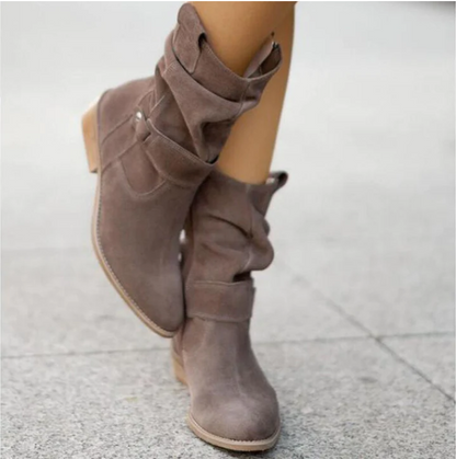 Ivana - Suede Ankle Boots