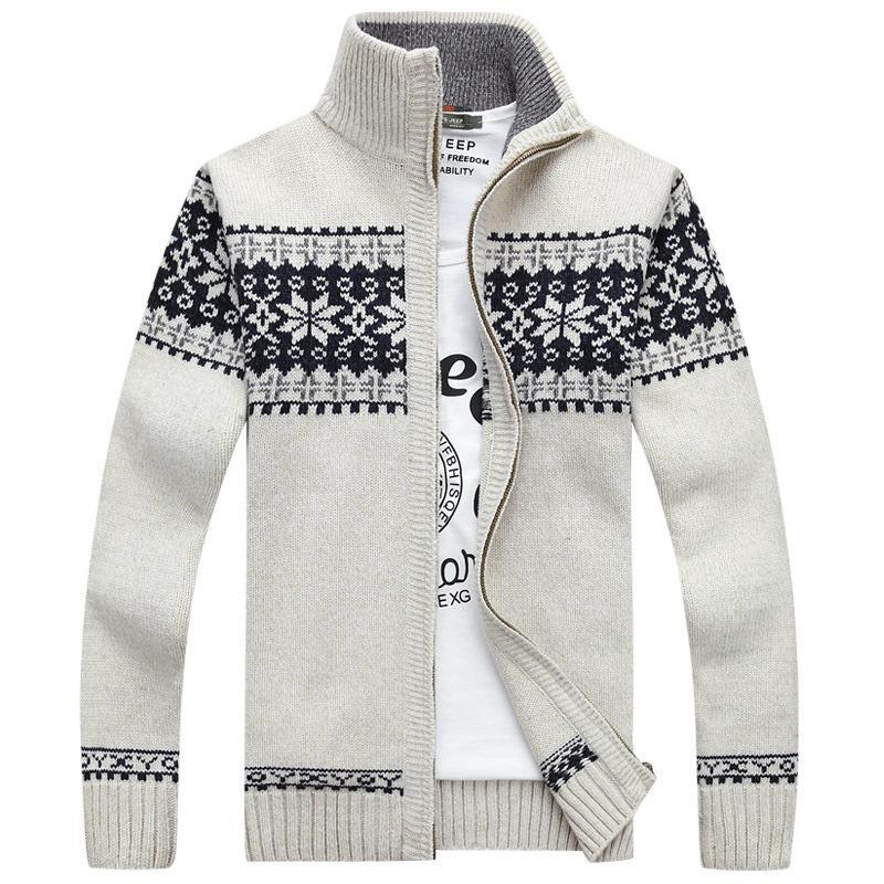 Noah | Christmas Snowflake Wool Men's Jumper