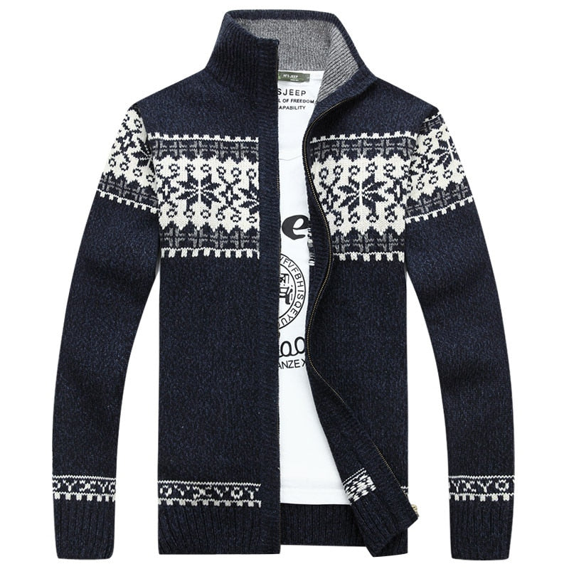 Noah | Christmas Snowflake Wool Men's Jumper
