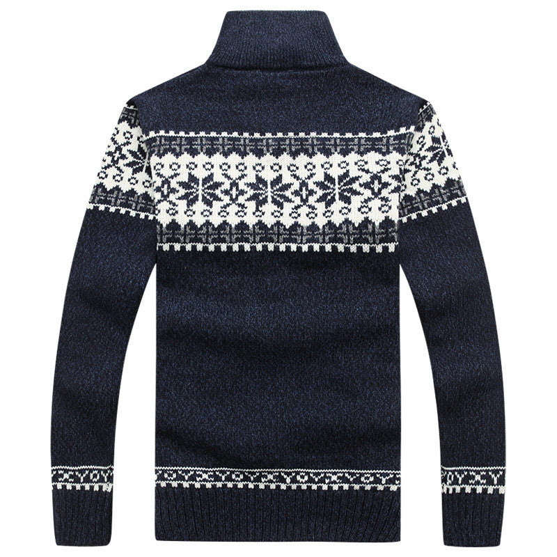 Noah | Christmas Snowflake Wool Men's Jumper