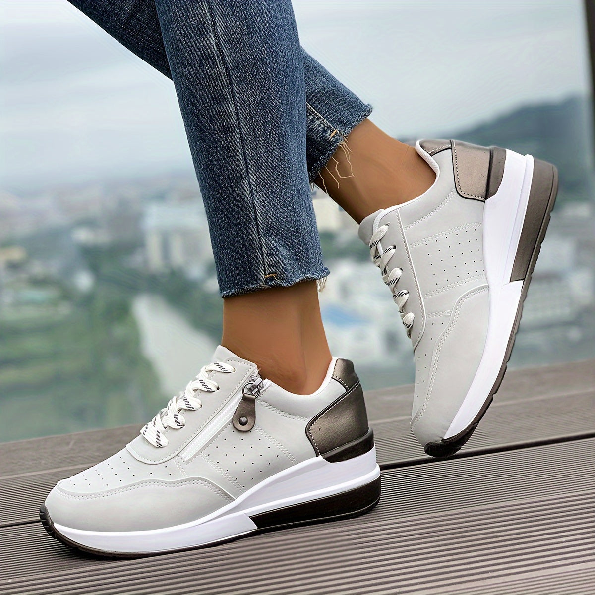 Noor | Casual platform sneakers