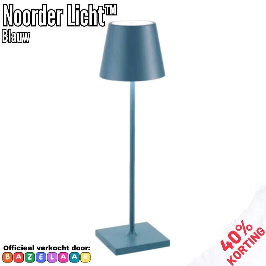 Northern Light | Kabellose, wiederaufladbare Tischlampe