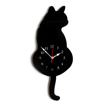 Nordic Cat | Wagging Wall Clock