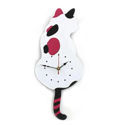 Nordic Cat | Wagging Wall Clock