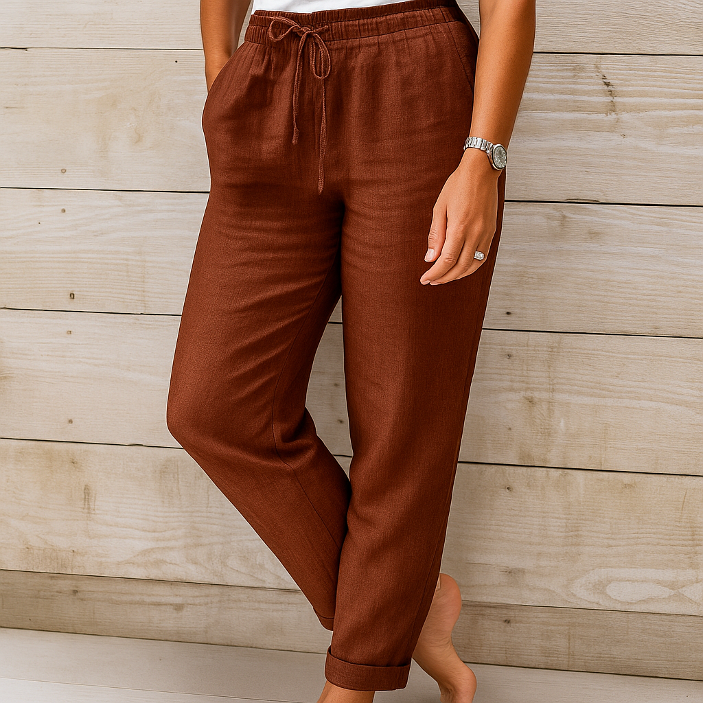 Nora | Stylish Linen Women's Trousers
