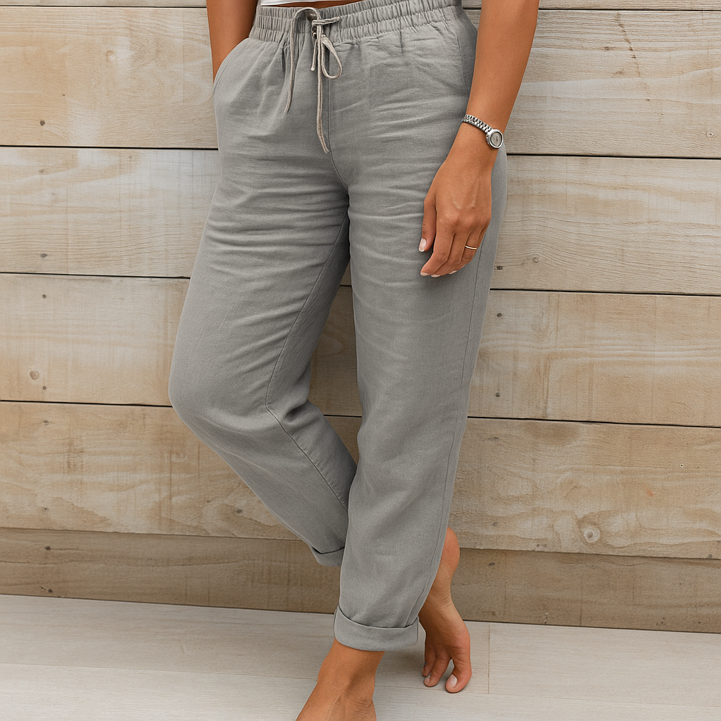 Nora | Stylish Linen Women's Trousers