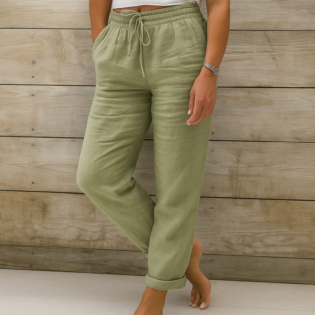 Nora | Stylish Linen Women's Trousers