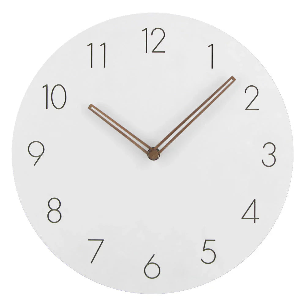 NordClock - Silent Scandinavian Wall Clock - Minimalist Design