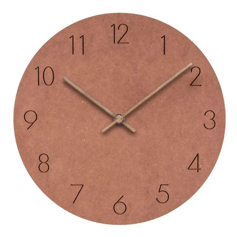 NordClock - Silent Scandinavian Wall Clock - Minimalist Design