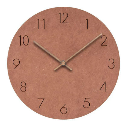 NordClock - Silent Scandinavian Wall Clock - Minimalist Design