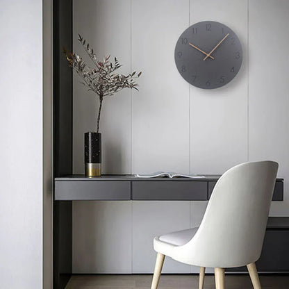 NordClock - Silent Scandinavian Wall Clock - Minimalist Design