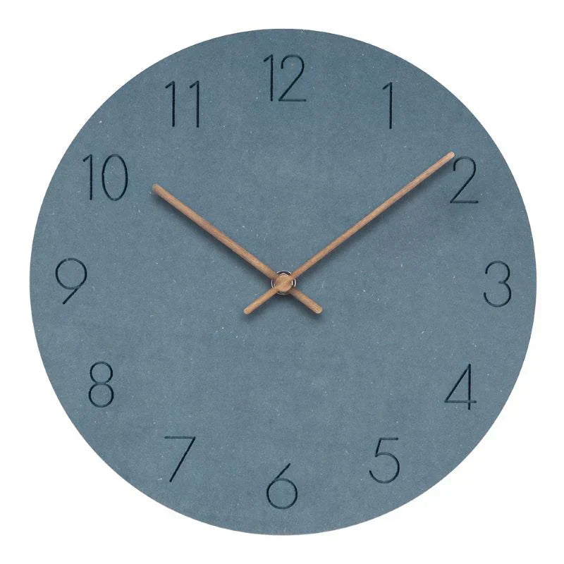 NordClock - Silent Scandinavian Wall Clock - Minimalist Design