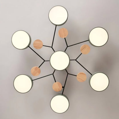 Elegante NordicBranch-plafondlamp – Scandinavisch design met led