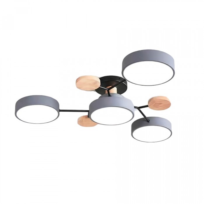 Elegante NordicBranch-plafondlamp – Scandinavisch design met led