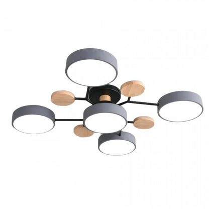 Elegante NordicBranch-plafondlamp – Scandinavisch design met led