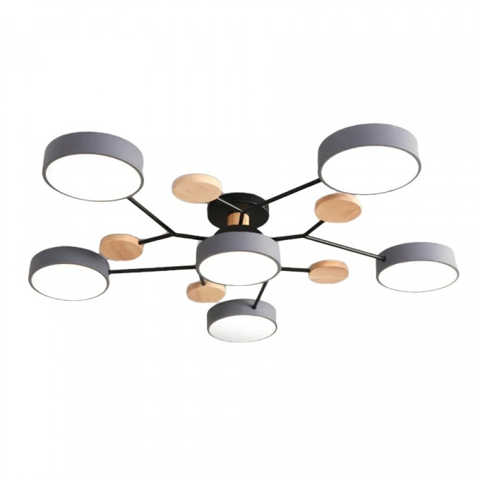 Elegante NordicBranch-plafondlamp – Scandinavisch design met led