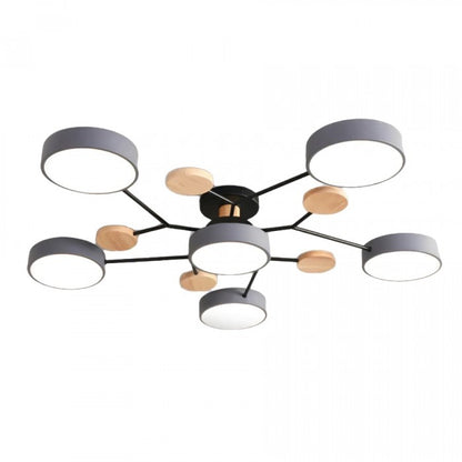Elegante NordicBranch-plafondlamp – Scandinavisch design met led