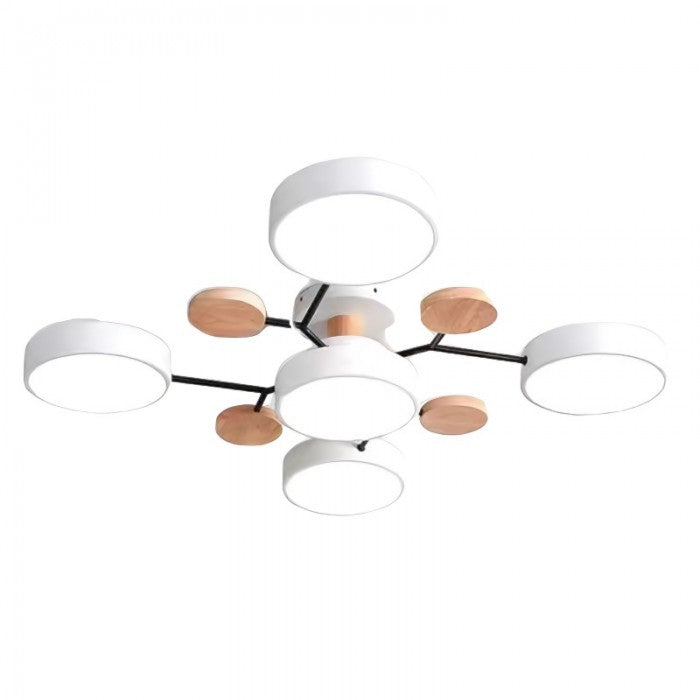 Elegante NordicBranch-plafondlamp – Scandinavisch design met led