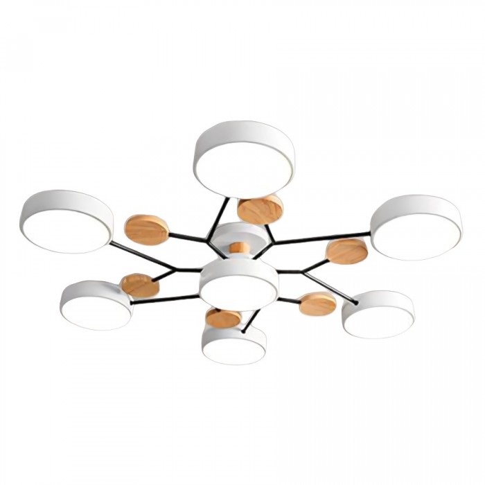 Elegante NordicBranch-plafondlamp – Scandinavisch design met led