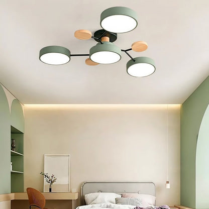 Elegante NordicBranch-plafondlamp – Scandinavisch design met led