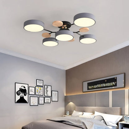 Elegante NordicBranch-plafondlamp – Scandinavisch design met led