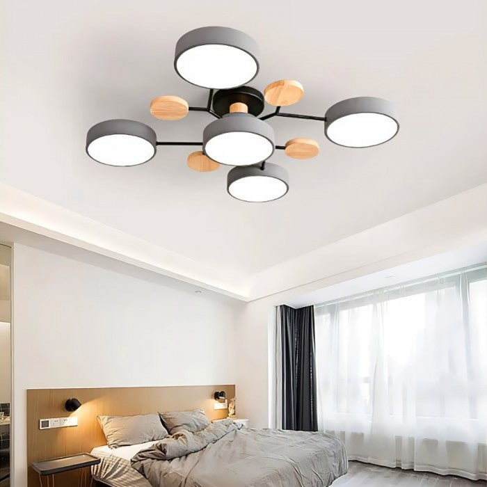 Elegante NordicBranch-plafondlamp – Scandinavisch design met led