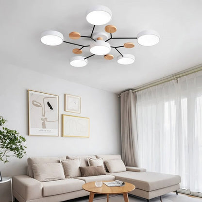 Elegante NordicBranch-plafondlamp – Scandinavisch design met led