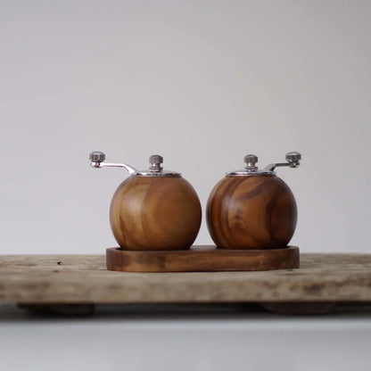 Nordic Salt and Pepper Mill Set - Stylish - Functional - Perfect for Kitchen