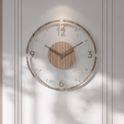 NordWood - Scandinavian Wooden Wall Clock - Timeless Design - Natural Materials