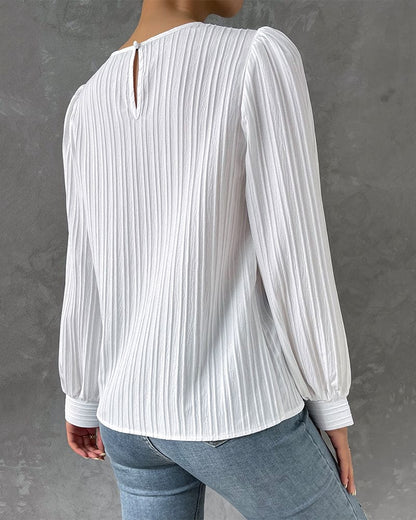 Olivia | Blouse with Lantern Sleeves