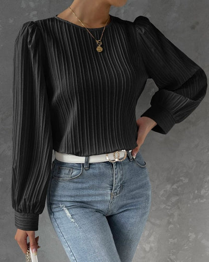 Olivia | Blouse with Lantern Sleeves
