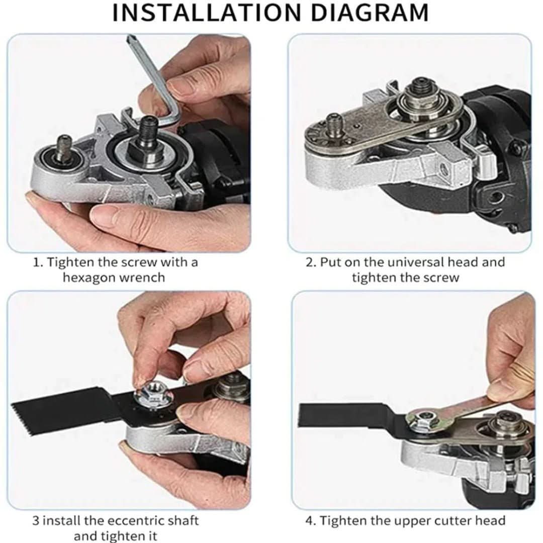 Conversion Head Set | Universal for Angle Grinder
