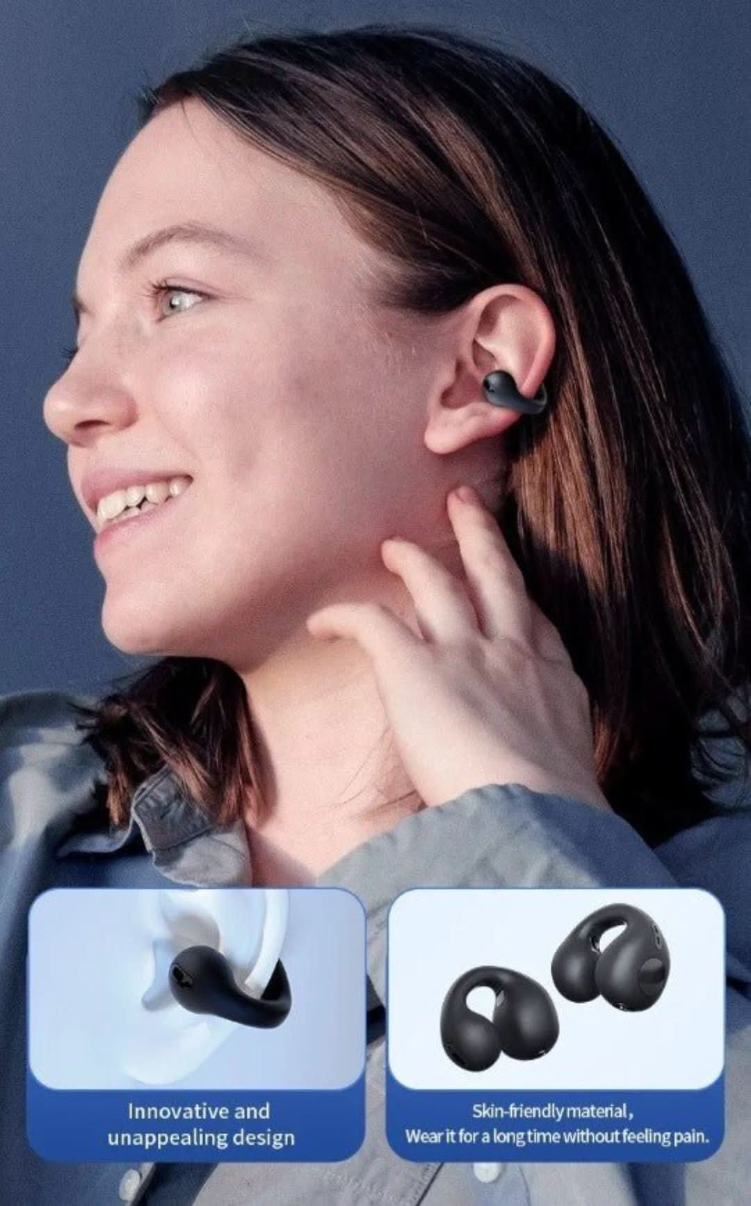 Ear Clip Earphones | Wireless & Bone Conduction