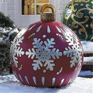 Aufblasbare Weihnachtskugel | Für draußen