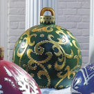 Aufblasbare Weihnachtskugel | Für draußen