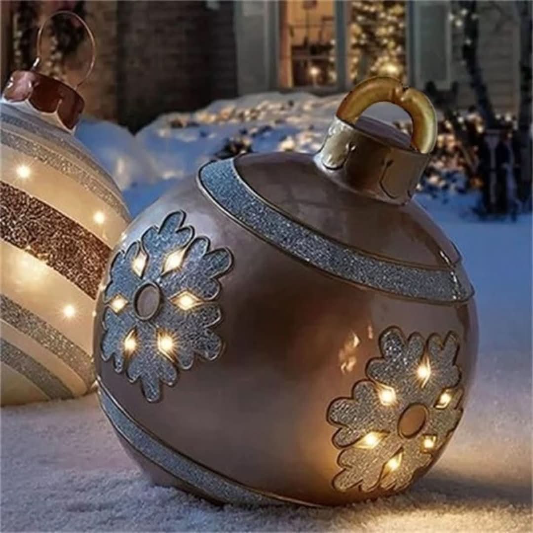 Aufblasbare Weihnachtskugel | Für draußen
