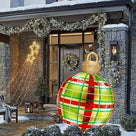 Aufblasbare Weihnachtskugel | Für draußen