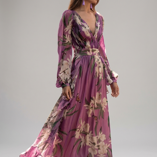 Elegantes Kleid mit fließender Silhouette