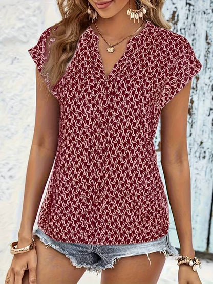 Blouse éclatante pour femmes