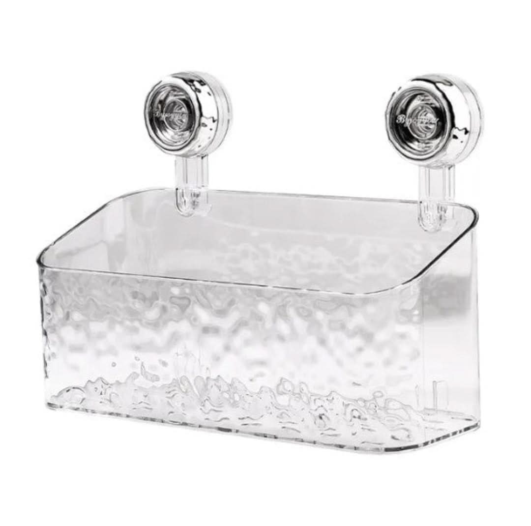 Pattern Hanging Tray | Light & Luxury Style Suction Cup Shelf