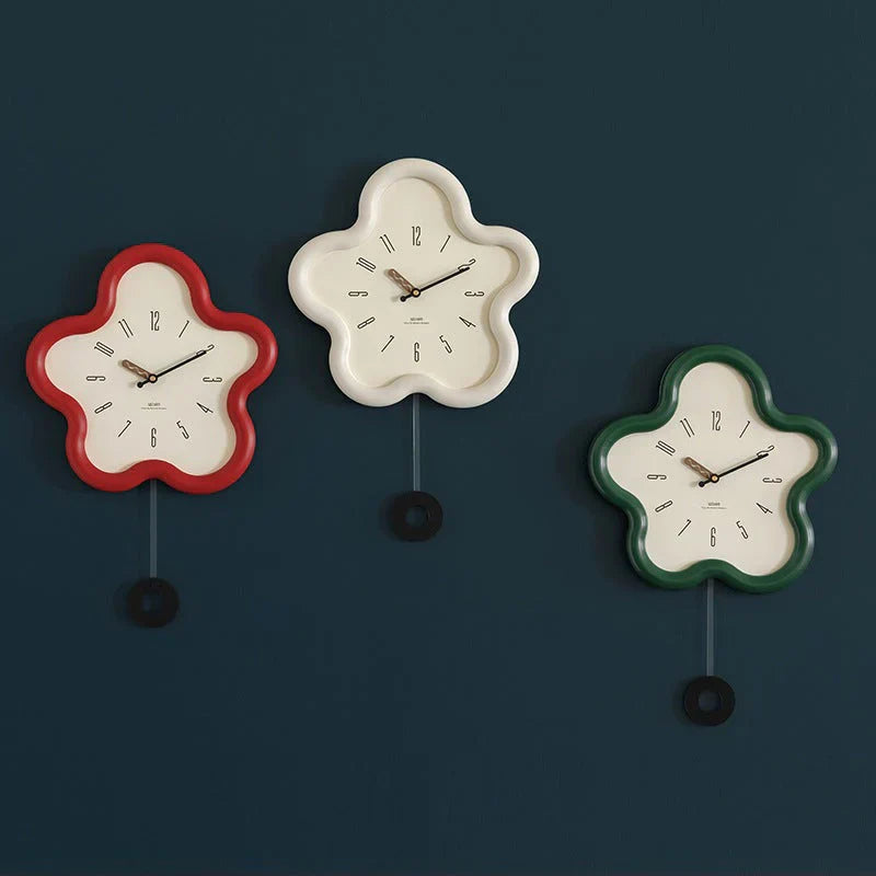 PetalTime - 3D Wall Clock - Silent Movement - Unique Design
