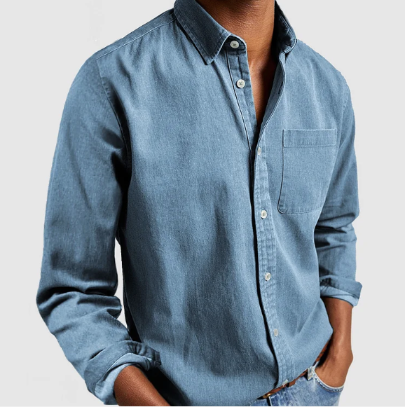 Peter | Chemise homme en coton et lin