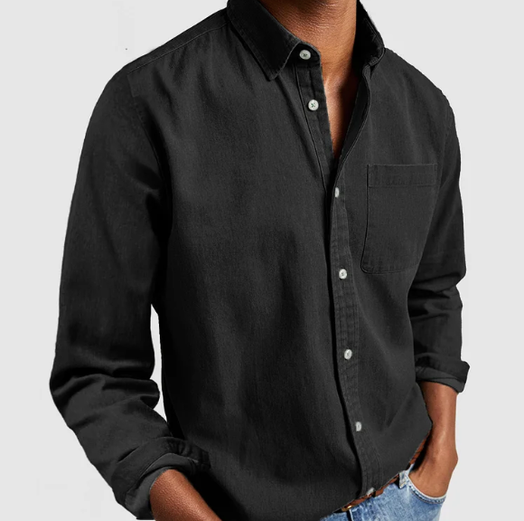 Peter | Chemise homme en coton et lin