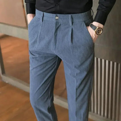 Pierre | Pantalon en velours côtelé coupe slim