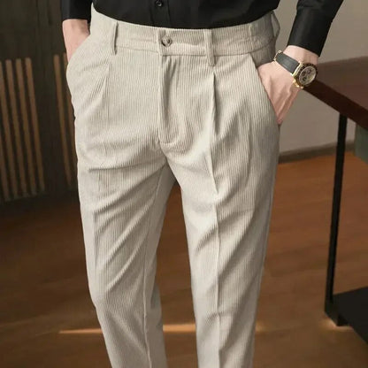 Pierre | Pantalon en velours côtelé coupe slim
