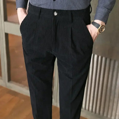 Pierre | Pantalon en velours côtelé coupe slim
