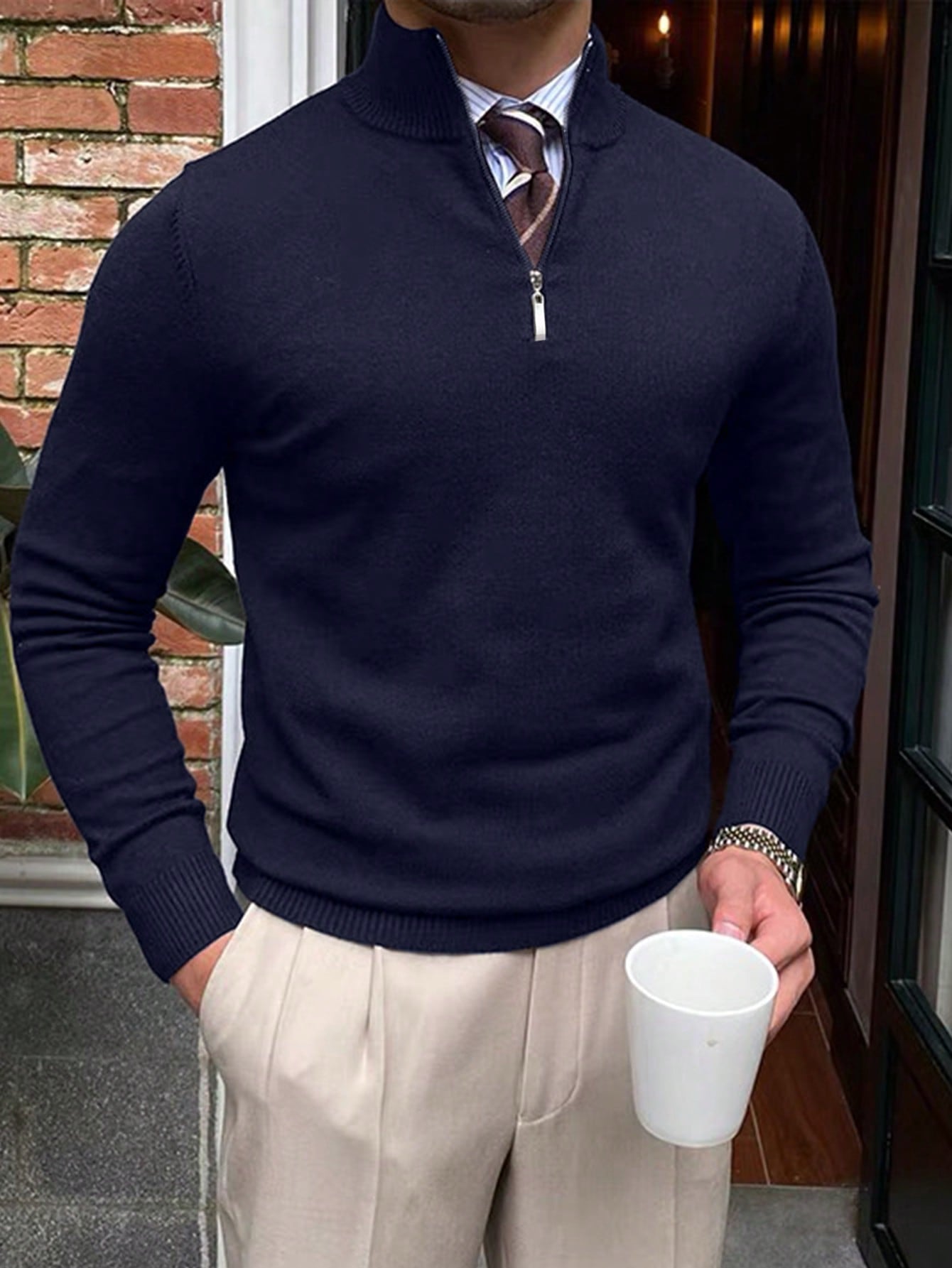 Piet | Pull à col roulé pour homme style Old Money
