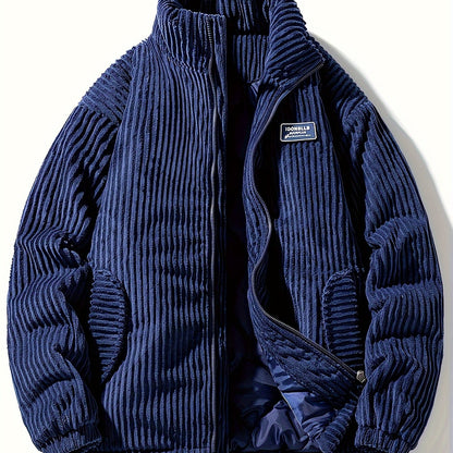 Pim | Veste d'hiver en velours côtelé au style décontracté