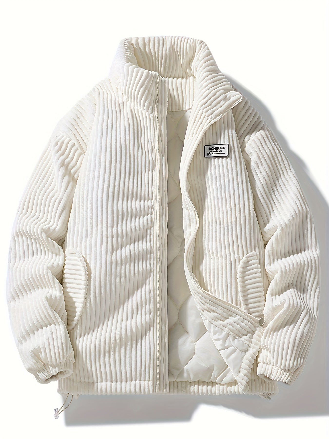 Pim | Veste d'hiver en velours côtelé au style décontracté