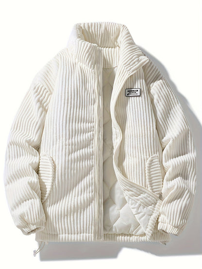 Pim | Veste d'hiver en velours côtelé au style décontracté